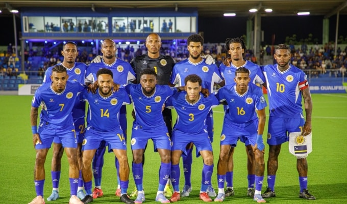 Đội tuyển Curacao trong một trận vòng loại World Cup 2026. Ảnh: Curacao NFT