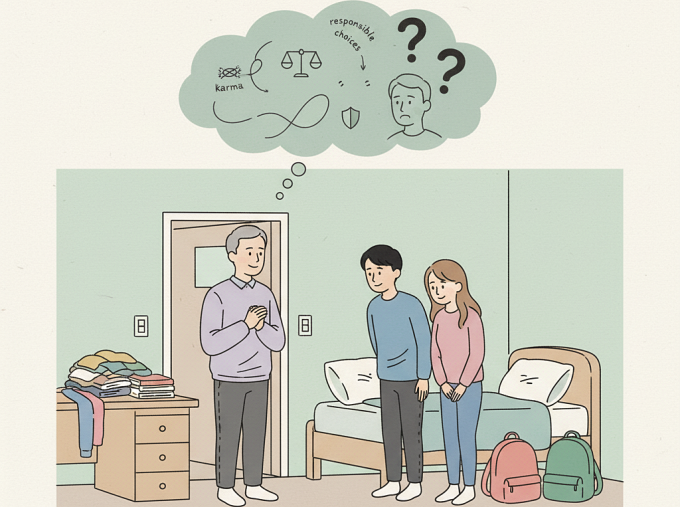 Lo lắng khi phát hiện con trai học năm thứ ba đại học sống thử