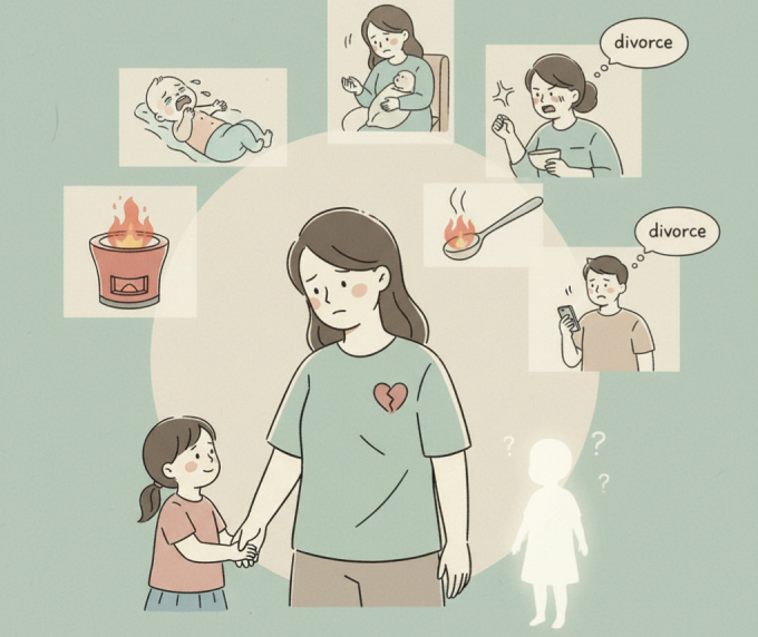 Bất kỳ lời nào của mẹ, anh đều cho là đúng và buộc tôi phải nhịn