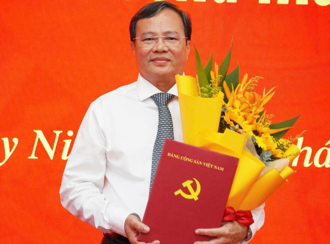 Tân Phó bí thư Tỉnh ủy Tây Ninh Lê Văn Hẳn. Ảnh: Hoàng Nam