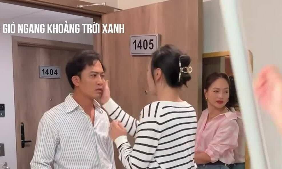 Hậu trường cảnh Phương Oanh tát Doãn Quốc Đam