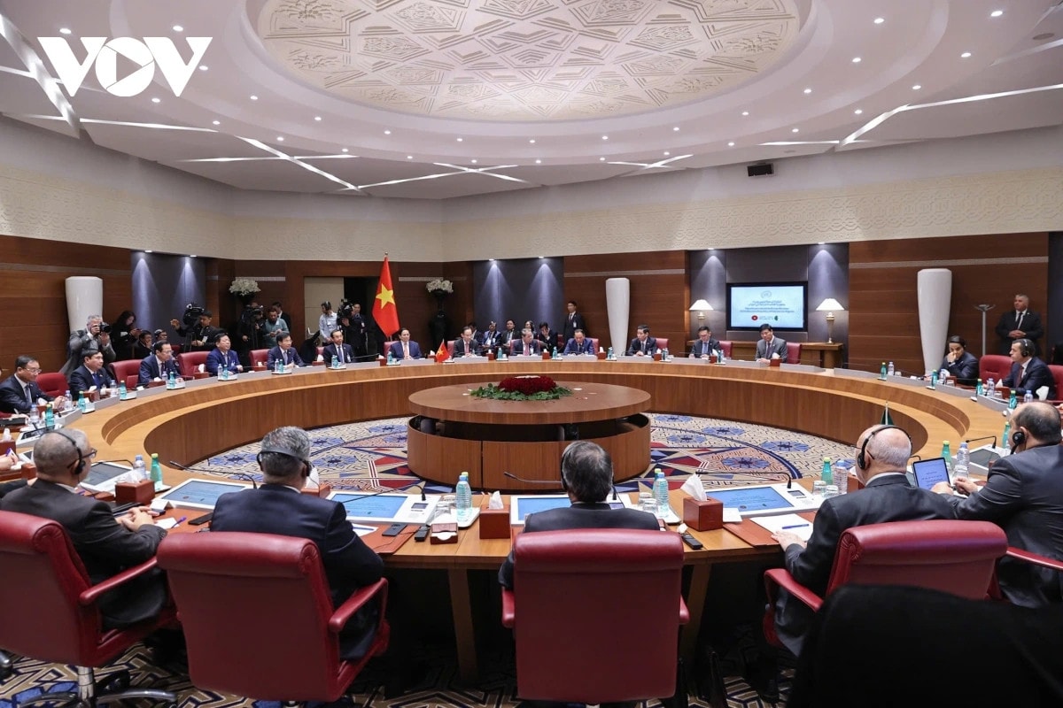Toàn cảnh cuộc hội đàm.