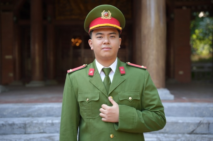 Nguyễn Đức Bình, thủ khoa Học viện Cảnh sát nhân dân 2025. Ảnh: Nhân vật cung cấp