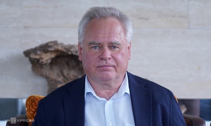 Eugene Kaspersky, nhà sáng lập hãng bảo mật Kaspersky, trong buổi làm việc tại Việt Nam, tháng 10/2025. Ảnh: Lưu Quý
