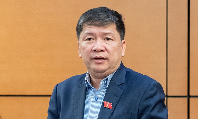 Đại biểu Tạ Văn Hạ, Phó chủ nhiệm Ủy ban Văn hóa - Xã hội. Ảnh: Phạm Thắng