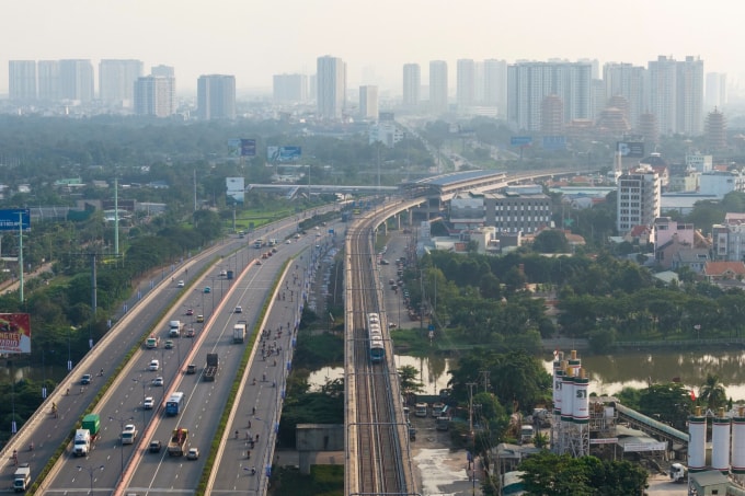 Loạt dự án quanh tuyến Metro số 1 Bến Thành - Suối Tiên. Ảnh: Quỳnh Trần