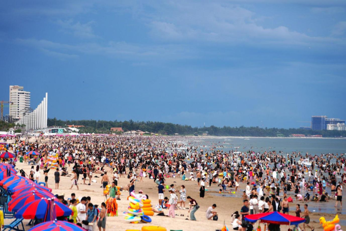 Một góc bãi biển Vũng Tàu. Ảnh: Ánh Dương