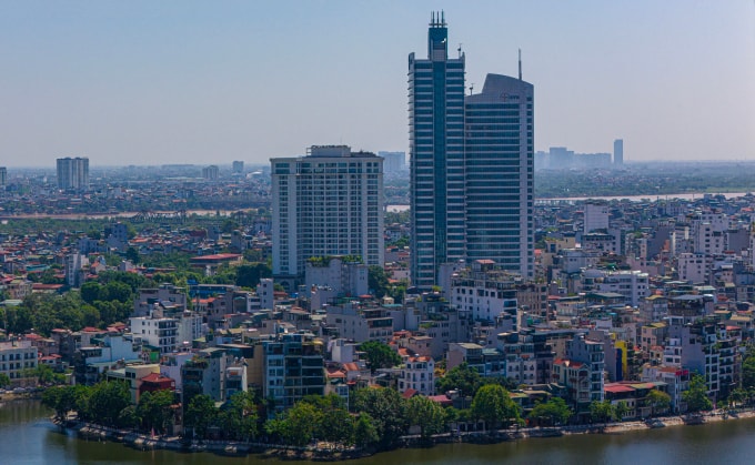 Tòa nhà EVN tại Hà Nội, tháng 10/2024. Ảnh: Giang Huy