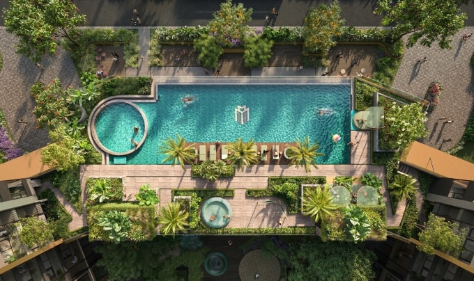 Môi trường sống với các tiện ích nội khu tại Masteri Park Place. Ảnh: Masterise Homes