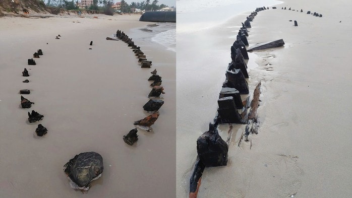 Khảo sát con tàu cổ ở Hội An: Di sản văn hóa quan trọng bị đắm - Ảnh 4. Khảo sát con tàu cổ ở Hội An: Di sản văn hóa quan trọng bị đắm - Ảnh 4.