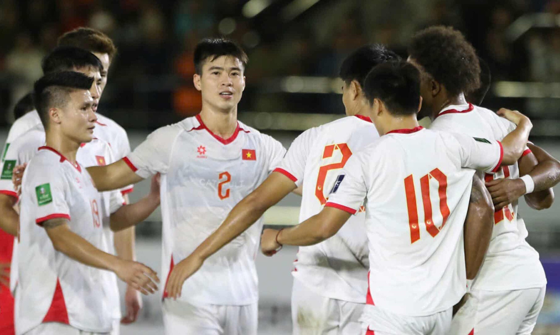 Đội tuyển Việt Nam thắng Lào 2-0.