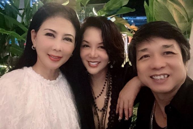 Từ trái qua: diễn viên Diễm Hương, Mộng Vân, nhiếp ảnh gia Đoàn Minh Tuấn. Ảnh: Nhân vật cung cấp