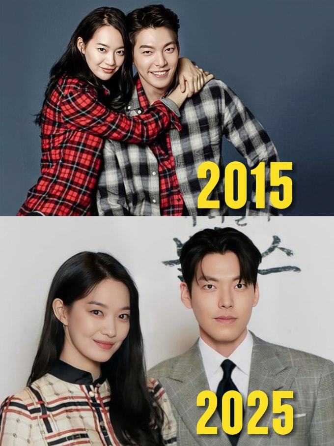 Chuyện tình Shin Min Ah, Kim Woo Bin sang trang mới sau một thập niên. Ảnh: News1