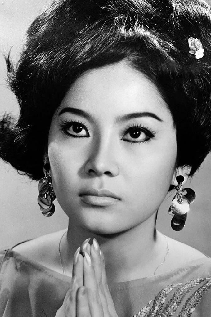 Nhan sắc Mộng Tuyền thời trẻ. Ảnh tư liệu