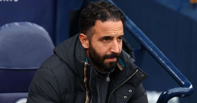 Amorim chỉ đạo trong trận Tottenham 2-2 Man Utd ở vòng 11 Ngoại hạng Anh hôm 8/11. Ảnh: PA