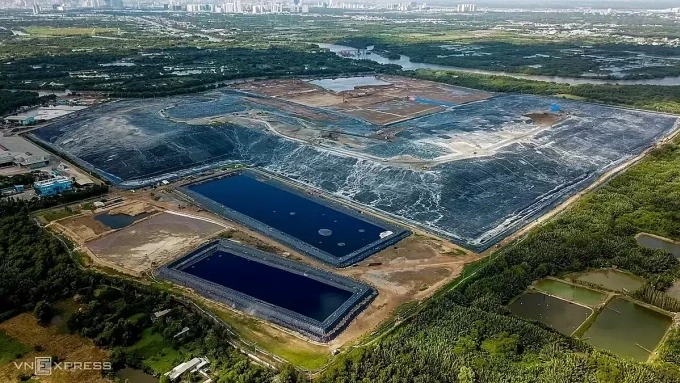 Bãi Đa Phước nhìn từ trên cao, năm 2018. Ảnh: Quỳnh Trần