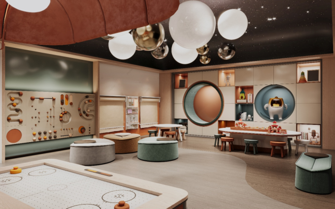 Kid Club - nơi trẻ nhỏ vui chơi và cùng nhau sáng tạo. Ảnh: TT Capital