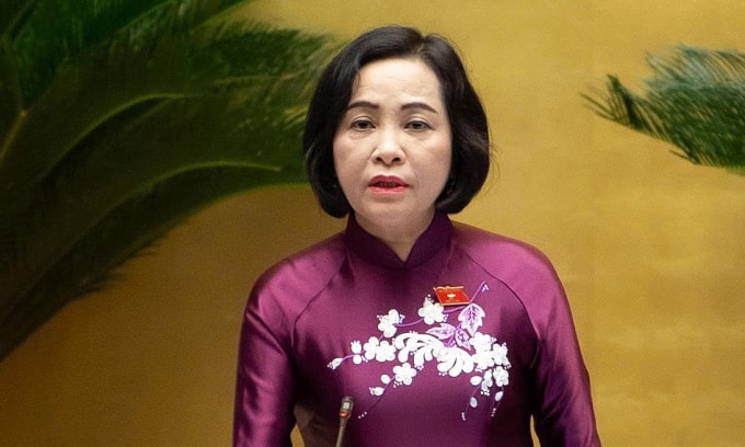 Phó chủ tịch Quốc hội Nguyễn Thị Thanh kết luận phiên thảo luận. Ảnh: Hoàng Phong