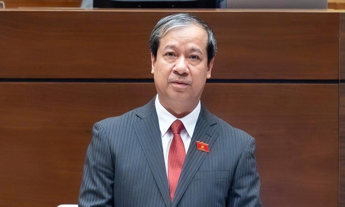 Bộ trưởng Giáo dục và Đào tạo Nguyễn Kim Sơn. Ảnh: Hoàng Phong