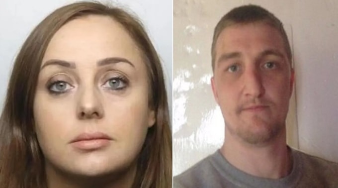 Amy Hatfield (trái) và Joseph Whittingham. Ảnh: SWNS