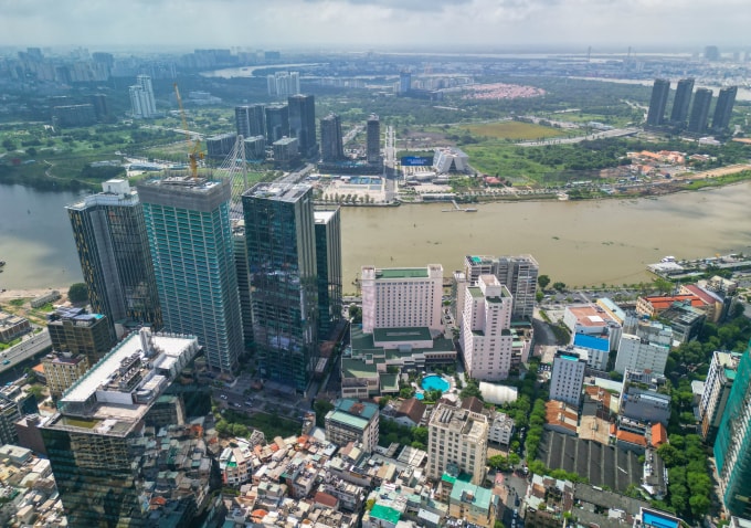Bất động sản khu trung tâm TP HCM, tháng 7/2025. Ảnh: Quỳnh Trần
