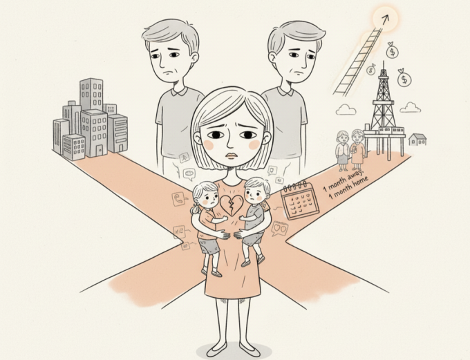 Có nên đồng ý cho chồng đi làm ăn xa