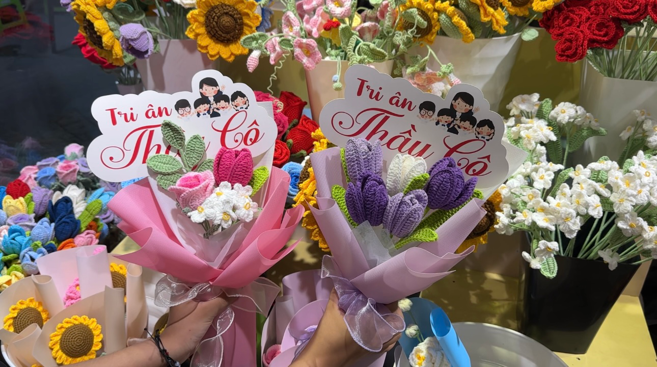 Hoa handmade trở thành xu hướng quà tặng mùa tri ân 20 - 11 - Ảnh 1. Hoa handmade trở thành xu hướng quà tặng mùa tri ân 20 - 11 - Ảnh 1.