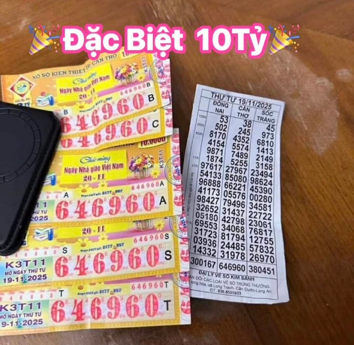 Xổ số miền Nam: 2 người đàn ông trúng đặc biệt ngay Ngày Quốc tế Nam giới - Ảnh 1.