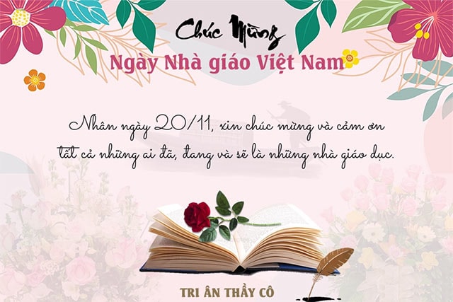 Những mẫu thiệp chúc mừng ngày Nhà giáo Việt Nam 20/11 đẹp nhất 2025- Ảnh 25.