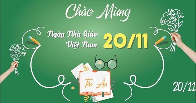 Những mẫu thiệp chúc mừng ngày Nhà giáo Việt Nam 20/11 đẹp nhất 2025- Ảnh 19.