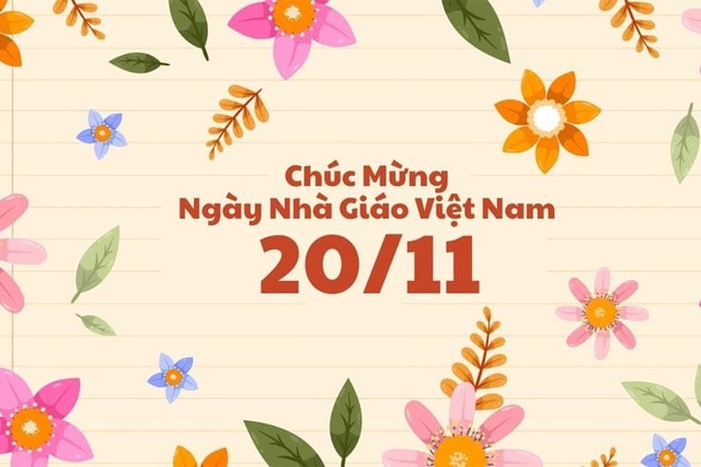 Những mẫu thiệp chúc mừng ngày Nhà giáo Việt Nam 20/11 đẹp nhất 2025- Ảnh 2.