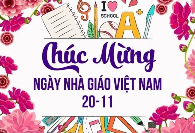 Những mẫu thiệp chúc mừng ngày Nhà giáo Việt Nam 20/11 đẹp nhất 2025- Ảnh 10.
