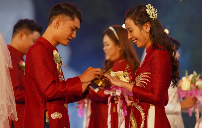 Đám cưới tập thể tại Hà Nội, tháng 10/2022. Ảnh: Phạm Chiểu