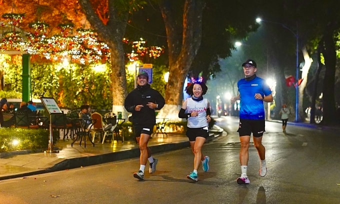 Chạy trong tiết trời lạnh mùa đông có nhiều hiệu ứng tích cực cho cơ thể và tâm trạng. Ảnh: Vì Yêu Mà Chạy