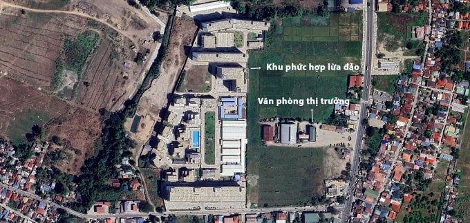 Vị trí khu phức hợp lừa đảo ở Bamban. Đồ họa: Google Earth