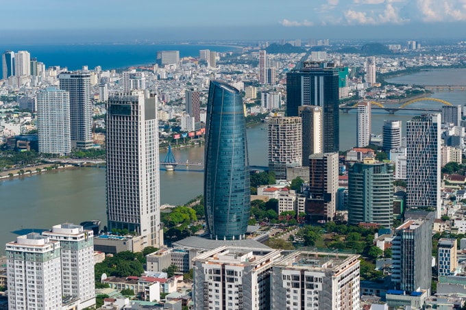 Trung tâm thành phố Đà Nẵng. Ảnh: Nguyễn Đông