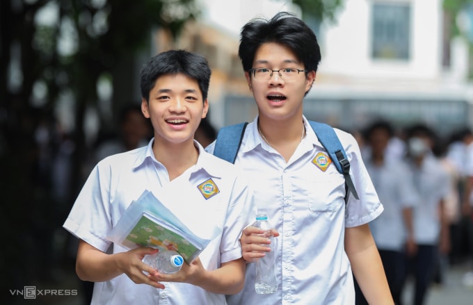 Học sinh thi lớp 10 ở Hà Nội năm 2025. Ảnh: Tùng Đinh