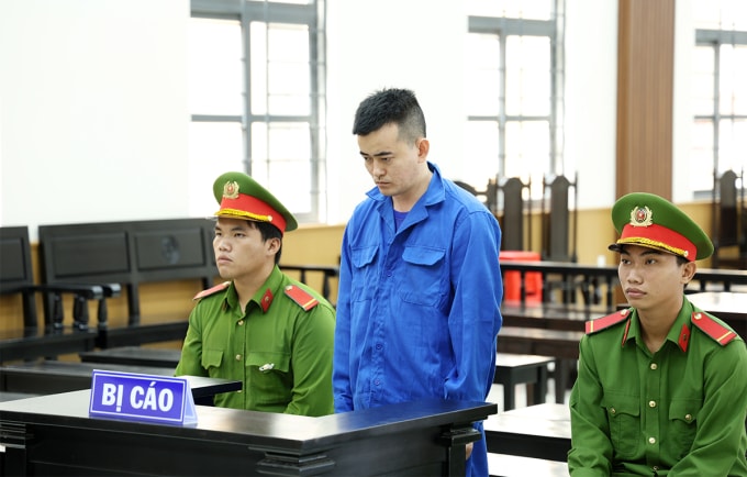 Trần Tuấn Vũ tại phiên tòa ngày 21/11. Ảnh: Tiến Tầm