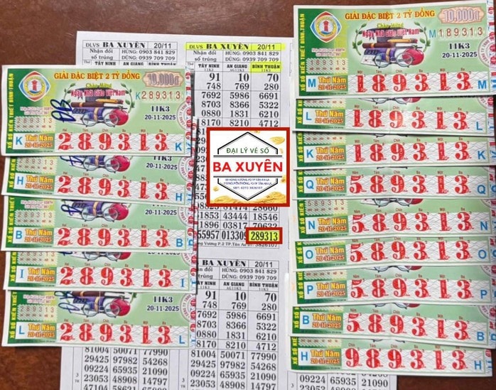 Xổ số miền Nam: “Truy tìm” chủ nhân trúng đặc biệt 4 tờ vé số Bình Thuận - Ảnh 1.