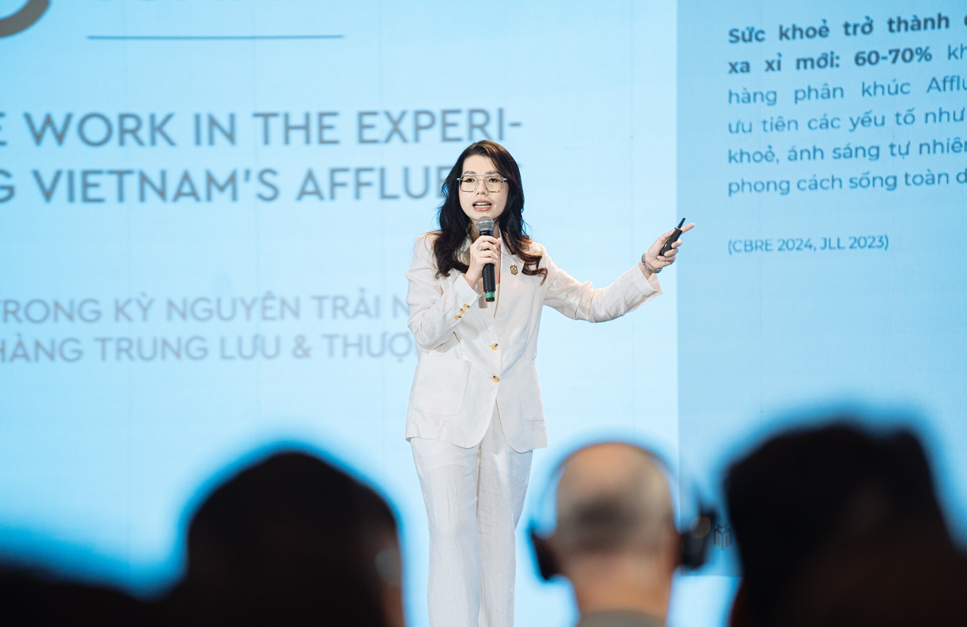 Bà Thi Anh Đào - Giám đốc Khối Marketing, Masterise Group - chia sẻ tại sự kiện.