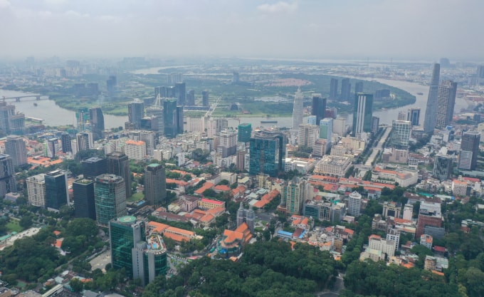 Thị trường bất động sản tại trung tâm TP HCM. Ảnh: Quỳnh Trần