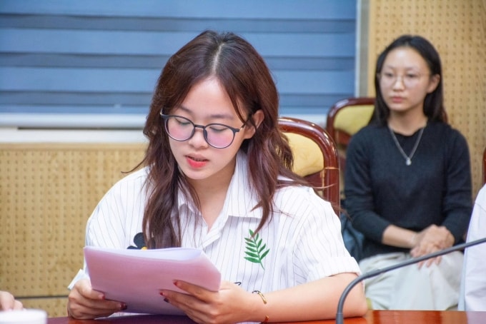 Sinh viên trường Đại học Sư phạm Hà Nội 2. Ảnh: Fanpage trường