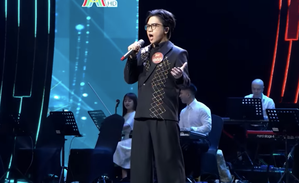 Con trai Trọng Tấn hiện đang là thí sinh nổi bật trong cuộc thi