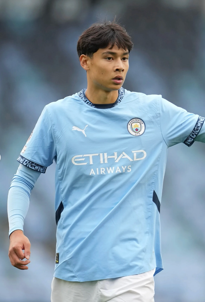 Willhoft-King ở đội trẻ Man City.