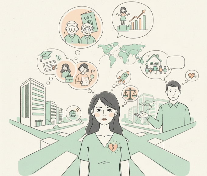 Nếu tôi đi nước khác khởi nghiệp, bạn trai 5 năm sẽ chia tay