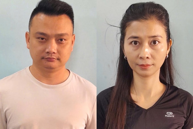 Mai Thái An và vợ Nguyễn Thị Ngọc Giàu. Ảnh: Bảo Trân