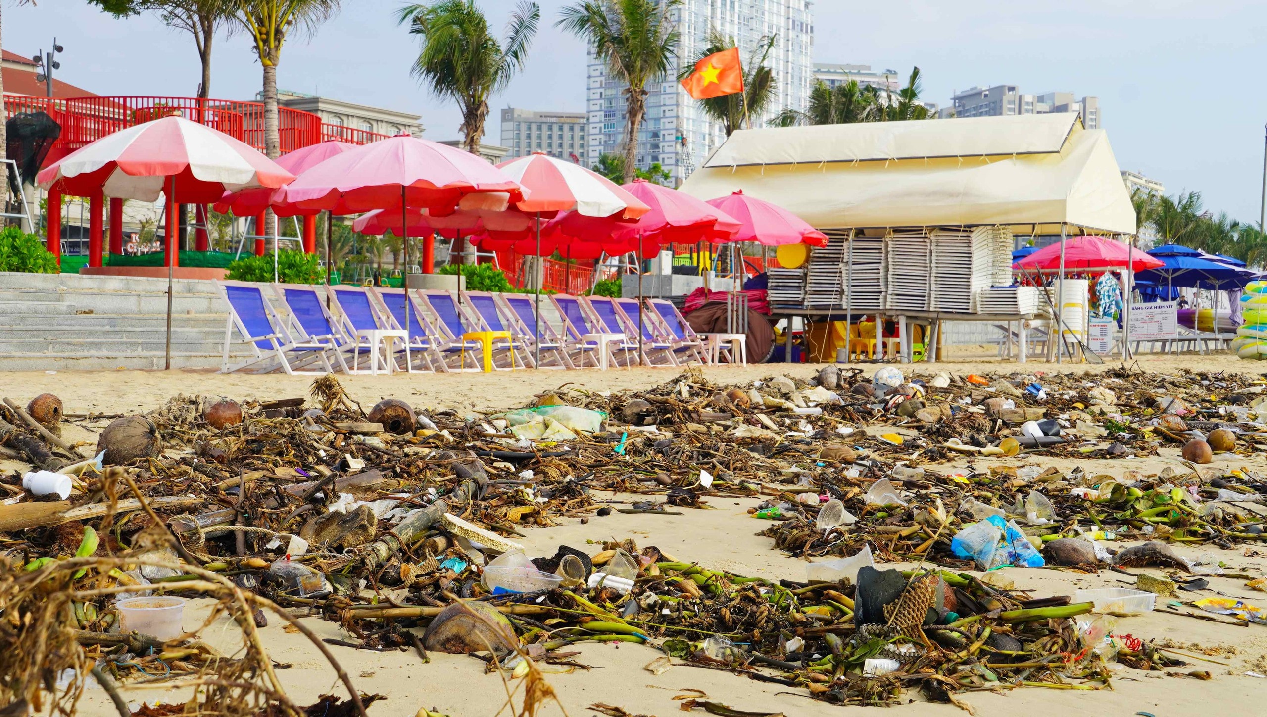 Bãi Sau Vũng Tàu "oằn mình" trước làn sóng rác thải đại dương - Ảnh 2.
