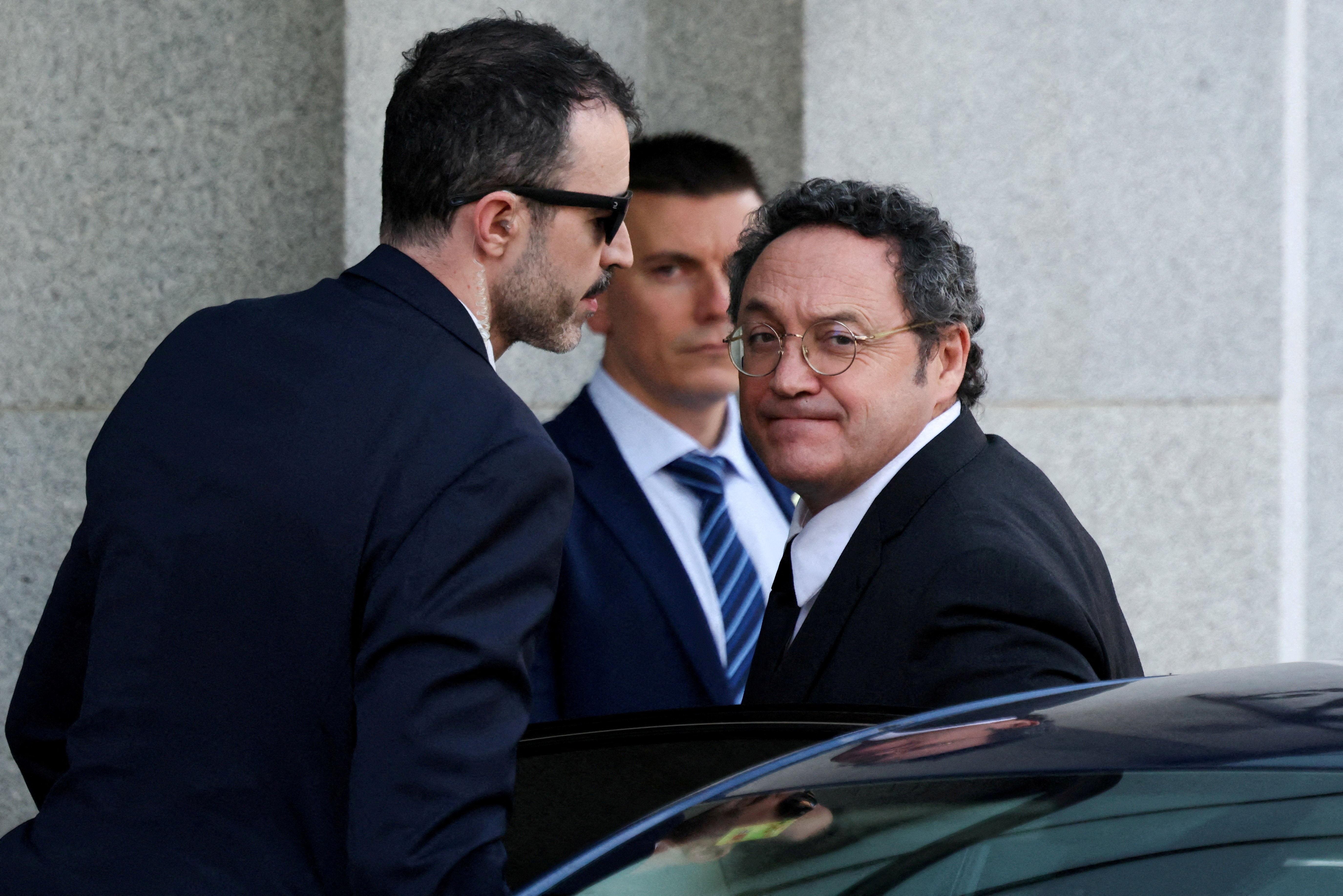 Tổng công tố Tây Ban Nha Alvaro Garcia Ortiz đến dự phiên xét xử liên quan cáo buộc làm rò rỉ thông tin mật trong một vụ án gian lận thuế. (Ảnh: REUTERS/Susana Vera)