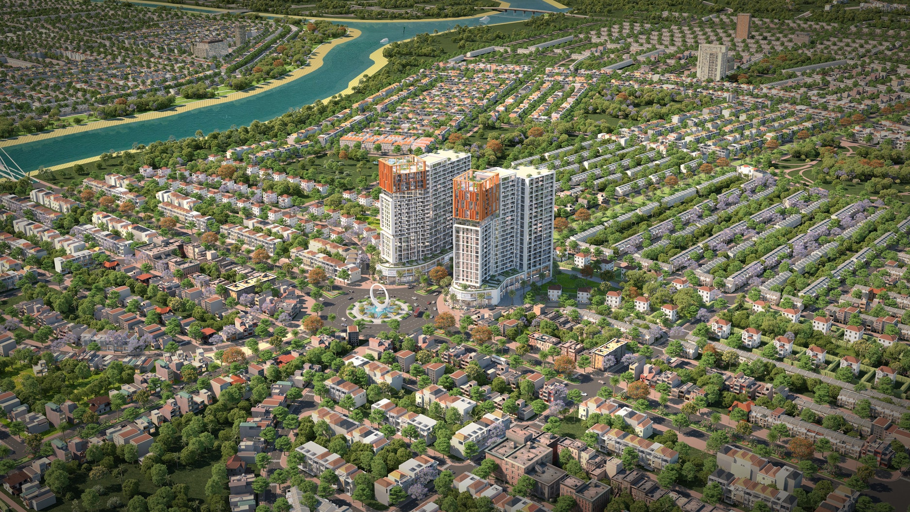 Không gian sống sinh thái phía Nam thu hút nhà đầu tư. (Ảnh: Ánh Dương)