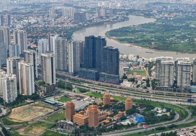 Bất động sản khu Đông TP HCM với dự án chung cư. Ảnh: Quỳnh Trần